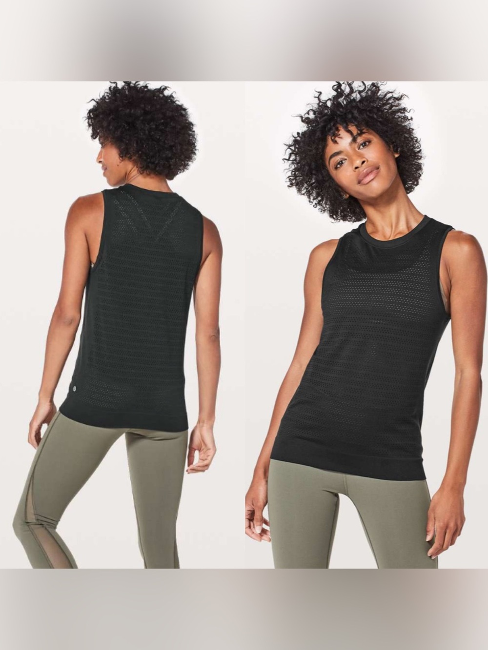 Lululemon Breeze By Muscle Tank II Size 4 Black NWT